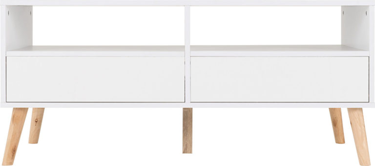 Nordic 2 Drawer Coffee Table Whitedistressed Effect 2021 300 301 058 05 Scaled