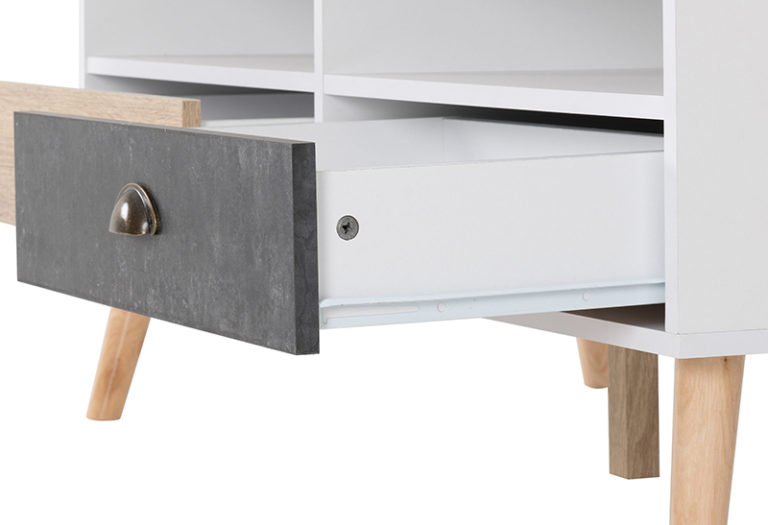 Nordic 2 Drawer Coffee Table Whitedistressed Effect 2021 300 301 058 06 Scaled