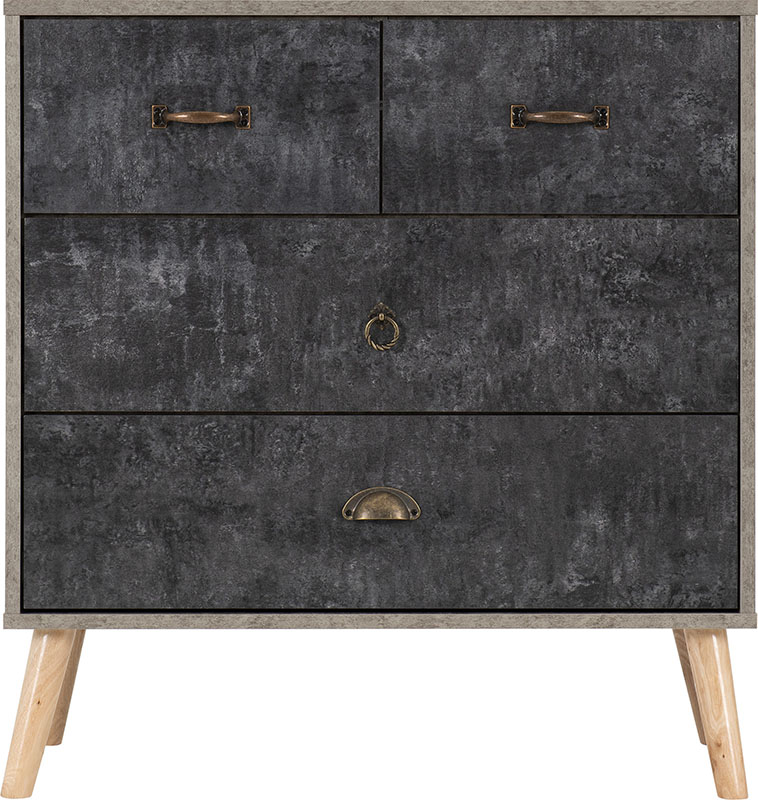 Nordic 22 Drawer Chest Greycharcoal Concrete Effect 2022 100 102 154 03 Scaled