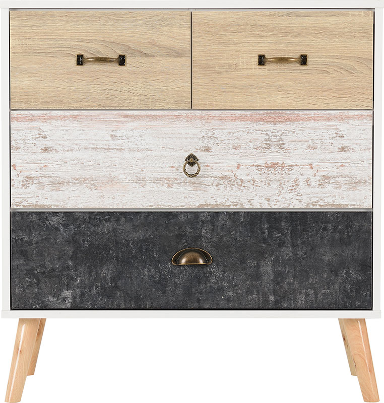 Nordic 22 Drawer Chest Whitedistressed Effect 2019 03 100 102 096