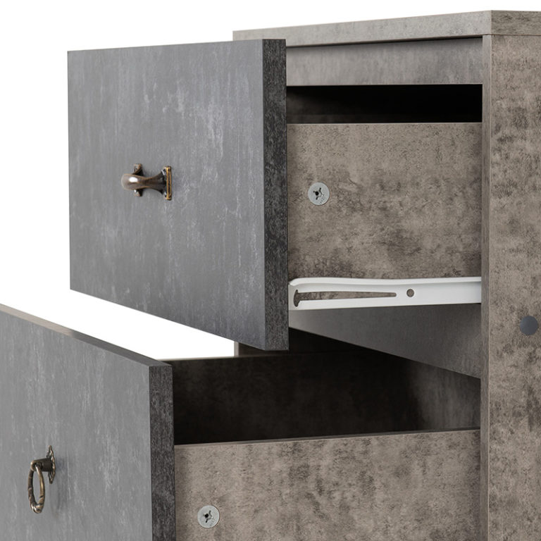 Nordic 3 Drawer Chest Greycharcoal Concrete Effect 2022 100 102 155 06 Scaled