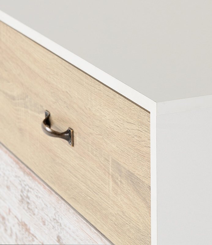 Nordic 3 Drawer Chest Whitedistressed Effect 2019 06 100 102 097