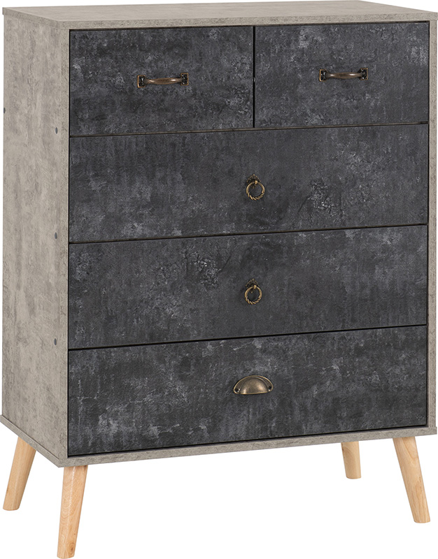 Nordic 32 Drawer Chest Greycharcoal Concrete Effect 2022 100 102 153 01 Scaled