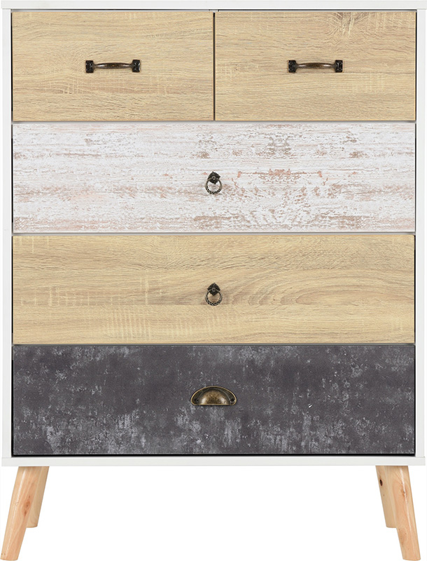 Nordic 32 Drawer Chest Whitedistressed Effect 2019 03 100 102 095