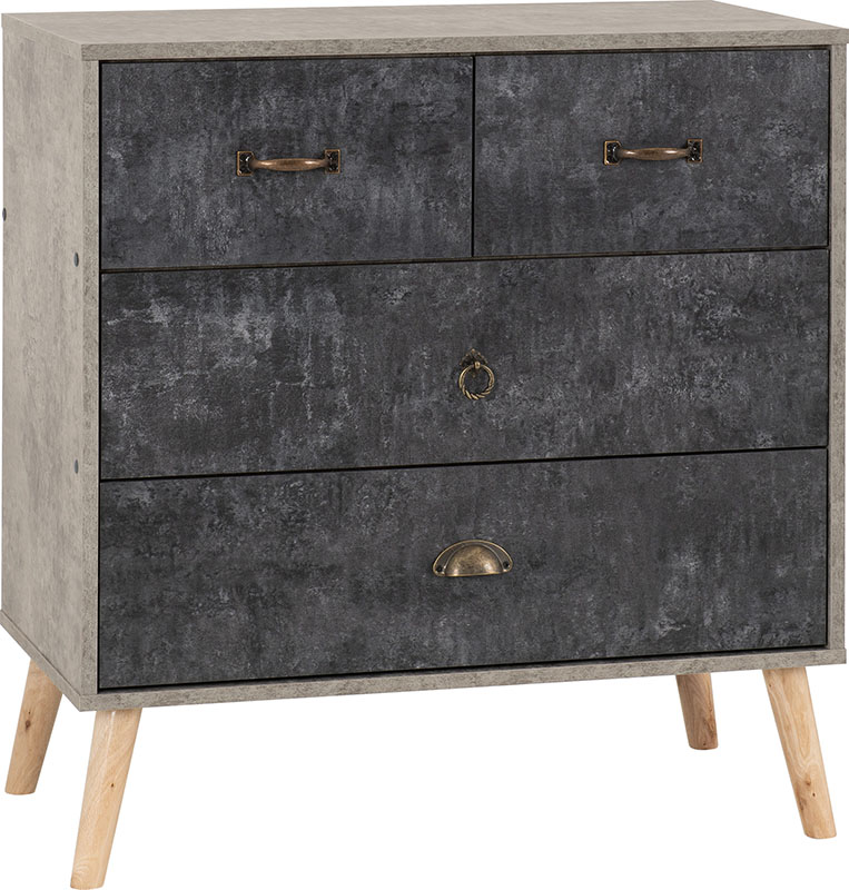 Nordic 22 Drawer Chest Greycharcoal Concrete Effect 2022 100 102 154 01 Scaled